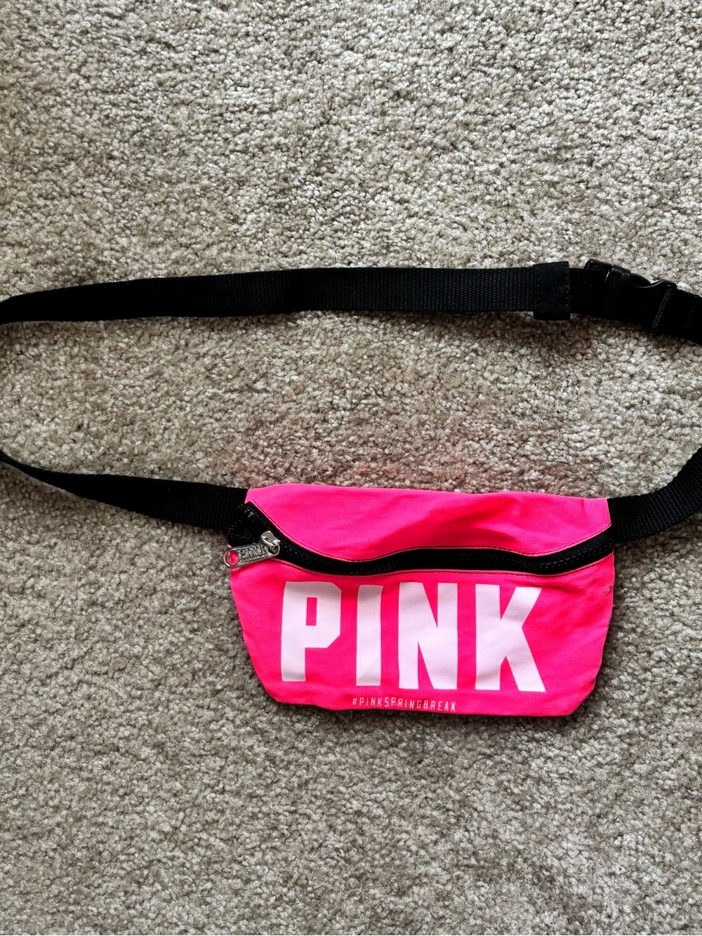 PINK victoria secret hot pink fanny pack